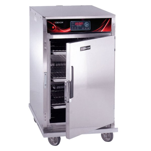 Cres Cor CO151H189DX Half Height Roast-N-Hold Convection Oven with Deluxe Controls and Pan Slides - 208V, 3 Phase, 4700W