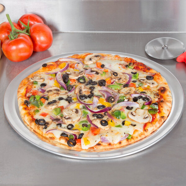 15" Wide Rim Aluminum Pizza Pan