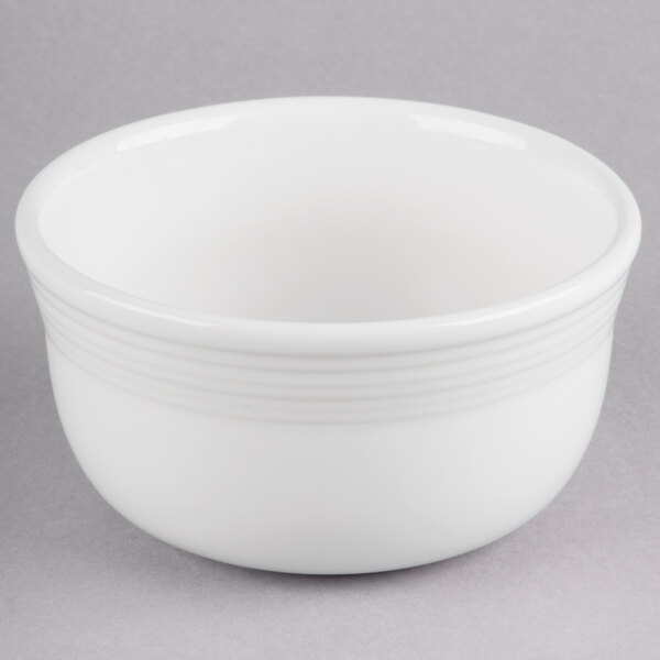 Fiestaware White Stacking Cereal Bowl Fiesta White bowl