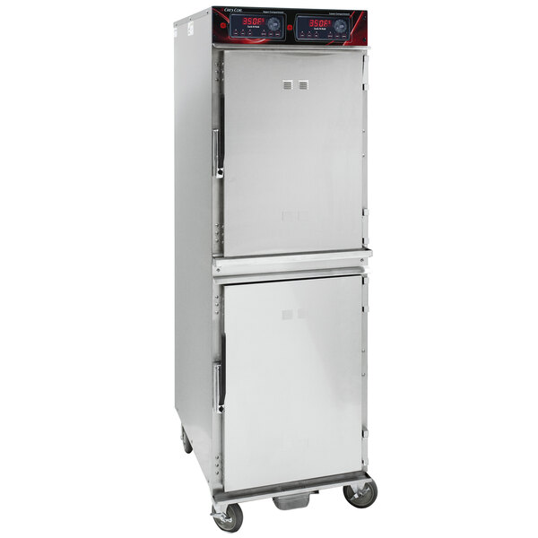 Cres Cor 1000CHSS2DE Full Height Stainless Steel Cook and Hold Oven with Standard Controls - 208/240V, 3 Phase, 6000/5300W