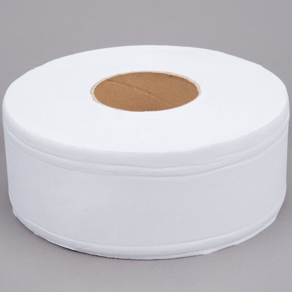 Jumbo JRT Ultra Bath Tissue 2-Ply White 9 in Diameter Case 12 Rolls Bathroom 