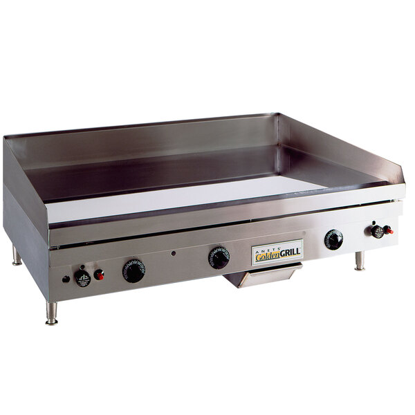 Anets TM24X36 Temp Master 36" Natural Gas Countertop Griddle with Thermostatic Controls - 82,500 BTU