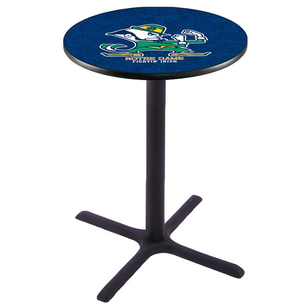 Holland Bar Stool L211B4228ND-LEP 30" Round University of Notre Dame Bar Height Pub Table