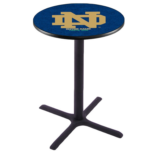 Holland Bar Stool L211B4228ND-ND 30" Round University of Notre Dame Bar Height Pub Table