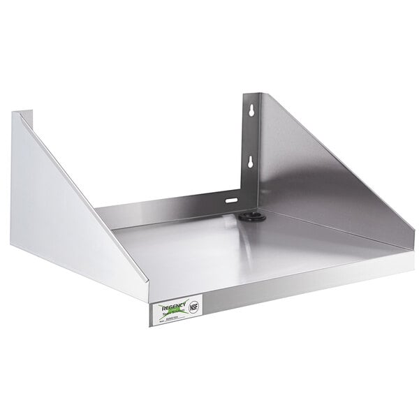 Microwave Oven Wall Shelf 18"x18" Stainless Steel NEW!! 