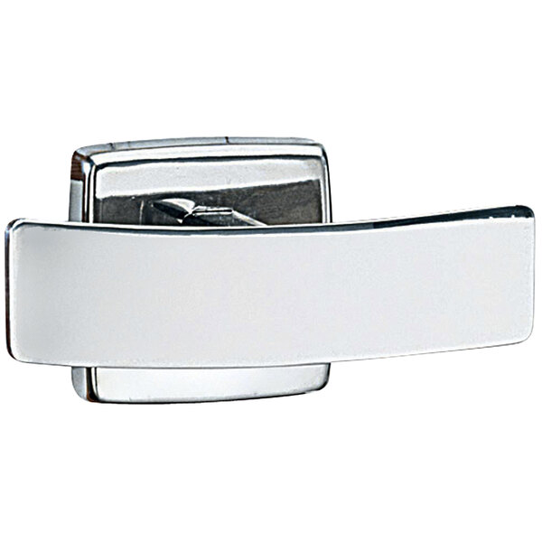 Bobrick B-672 Surface-Mounted Double Robe Hook with Bright