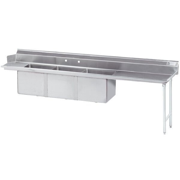 Advance Tabco DTC31824144 12' Stainless Steel Soil Straight