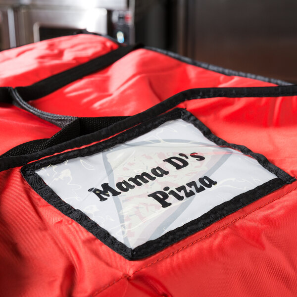 Rubbermaid FG9F3700RED ProServe Large Red Insulated Nylon Pizza