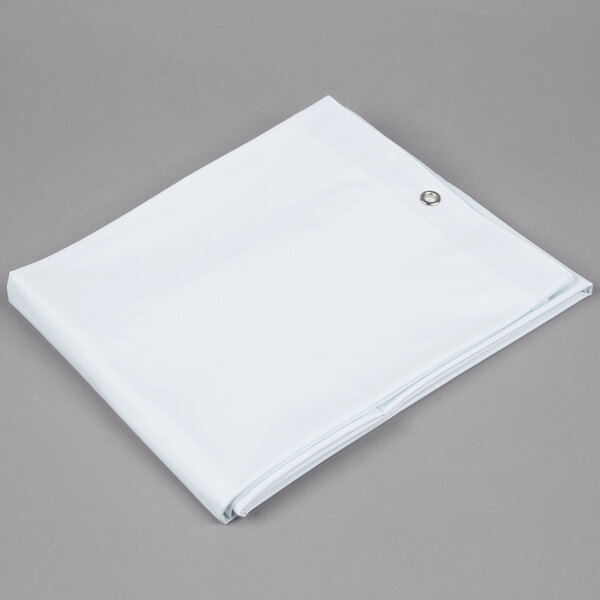 Bobrick 2042 White Vinyl Shower Curtain 42" x 72"