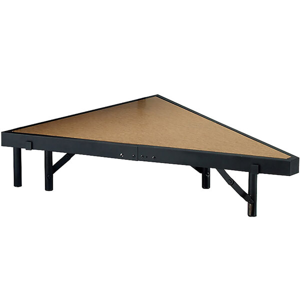 National Public Seating SP368HB Portable Stage Pie Unit with Hardboard Surface - 36" x 8"