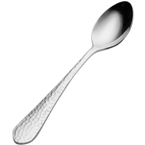 A Bon Chef stainless steel teaspoon with a silver handle and spoon.