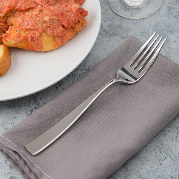 Bon Chef Manhattan 18/10 Stainless Steel Dinner Fork - 12/Case