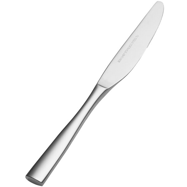 Bon Chef Manhattan Stainless Steel Dinner Knife - 12/Case