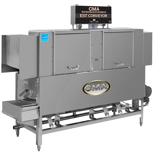 CMA Dishmachines EST-66 High Temperature Conveyor Dishwasher - Left to Right, 208V, 3 Phase