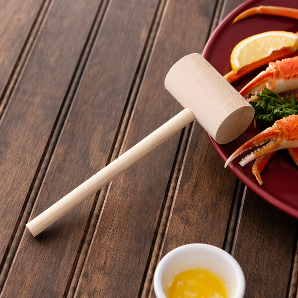 7" Wooden Lobster / Crab Mallet