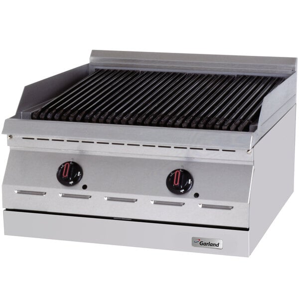 Garland GD-18RBFF Designer Series Natural Gas 18" Radiant Charbroiler with Flame Failure Protection - 45,000 BTU