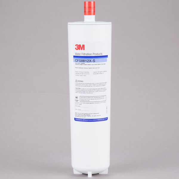 3M Water Filtration Products CFS8812X-S 12 7/8" Replacement Cyst, Reduction Cartridge with Scale Inhibition - 0.5 Micron and 1.5 GPM