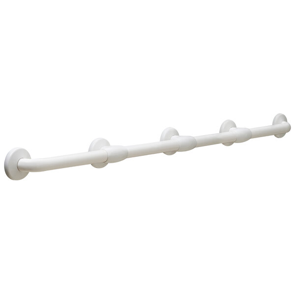 Bobrick B-980616 x 36 Vinyl-Coated 36" Bariatric Grab Bar with Reinforced Flanges