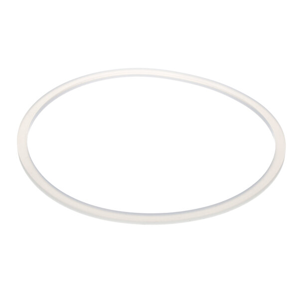 A white round rubber gasket.