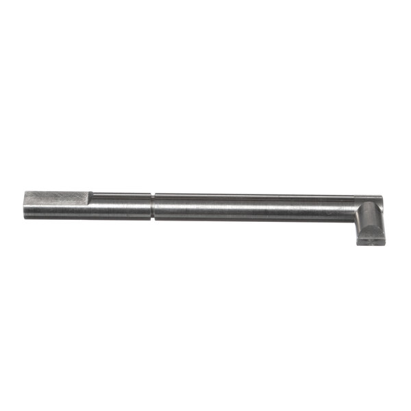 A Scotsman metal hinge pin with a square tip on a white background.