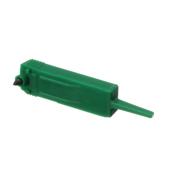 A green rectangular Norlake Pen/Partlow screwdriver handle.