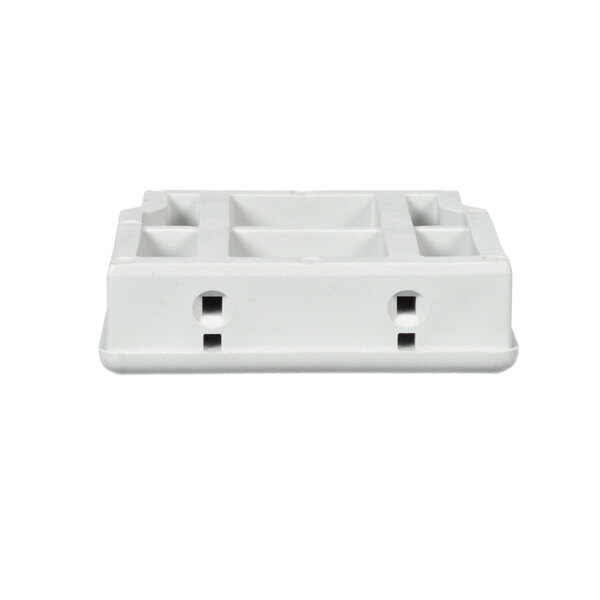 A white rectangular Meiko Cover Side Wash Block with holes.