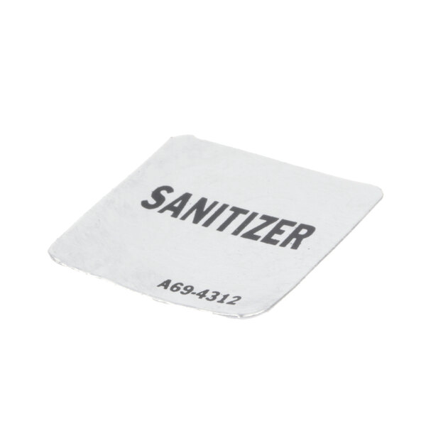 Stero 0A-694312 Label - Sanitizer