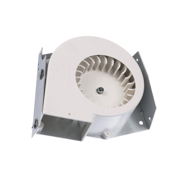 A white Panasonic blower motor with a screw.