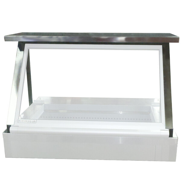 Beverage-Air 00C23-095D Stainless Steel Single Overshelf with Side Guards - 60" x 14"