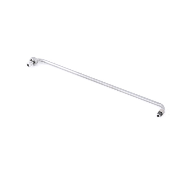 A long, thin stainless steel tube with a handle.