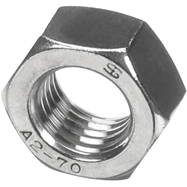 A close-up of a Rational Hex Nut with the number 7 on it.