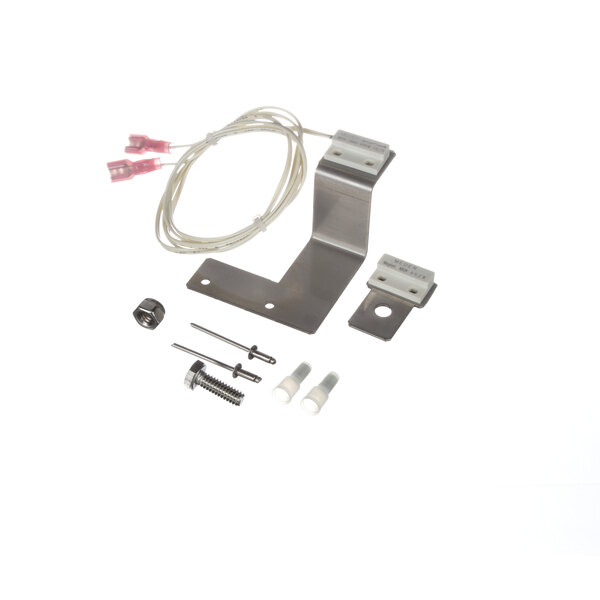 A Kold-Draft magnetic plate switch kit with a metal bracket and wires.