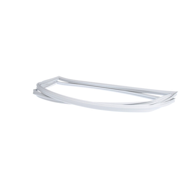 A white plastic Silver King refrigerator gasket with a handle.
