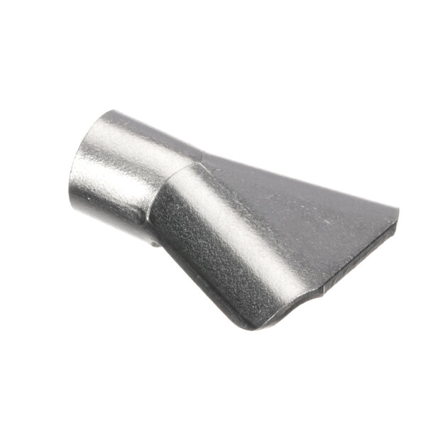 A silver metal Stero nozzle piece.