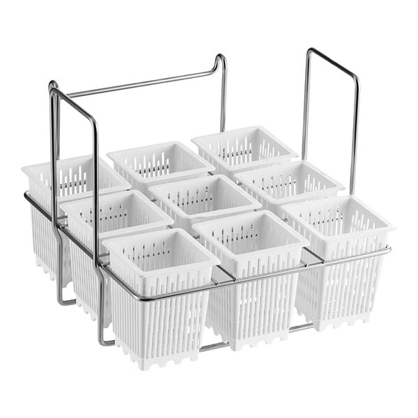 Pitco C10693-00 Rack with 9 Individual Pasta Cups