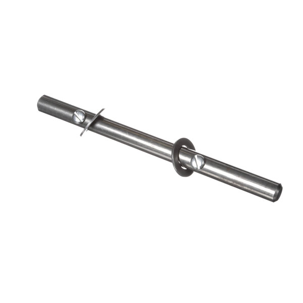 A metal rod with a screw on one end.