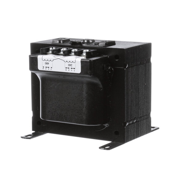 A black rectangular Convotherm transformer with a white label.