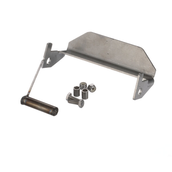 A metal bracket with screws and bolts for a Jackson Actuator Switch.