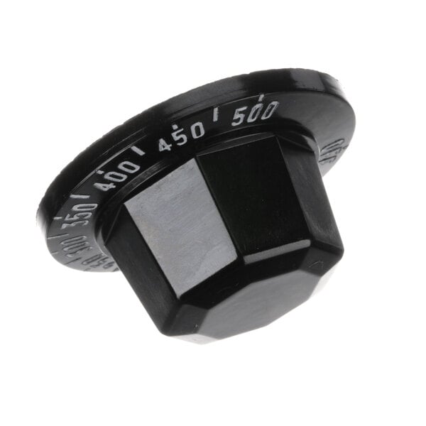 A black plastic Jade Range knob with white text.