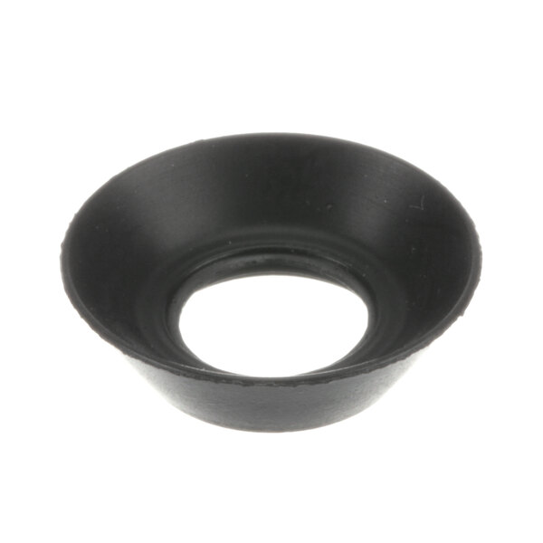 A black round plastic Bizerba sealing lens.