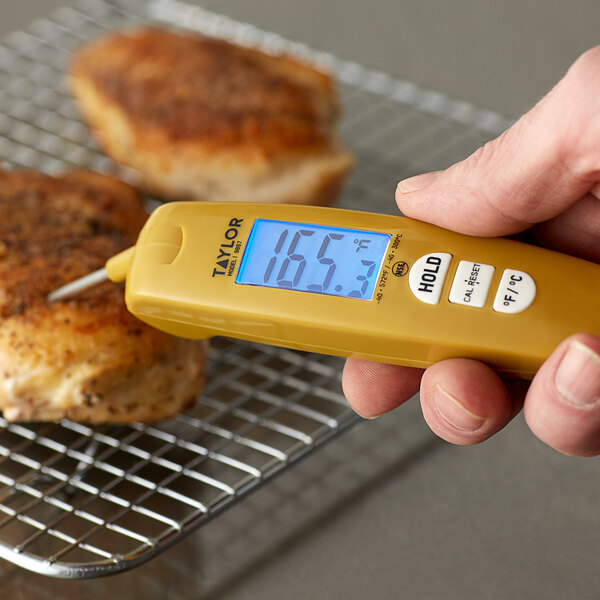 Taylor 9867FDA 4" Digital Folding Thermocouple Thermometer with Backlight