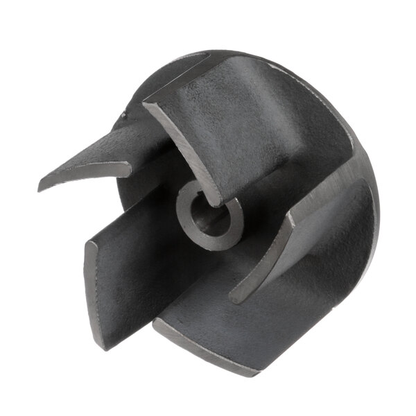 A black metal Insinger SUP9A impeller with a hole in it.