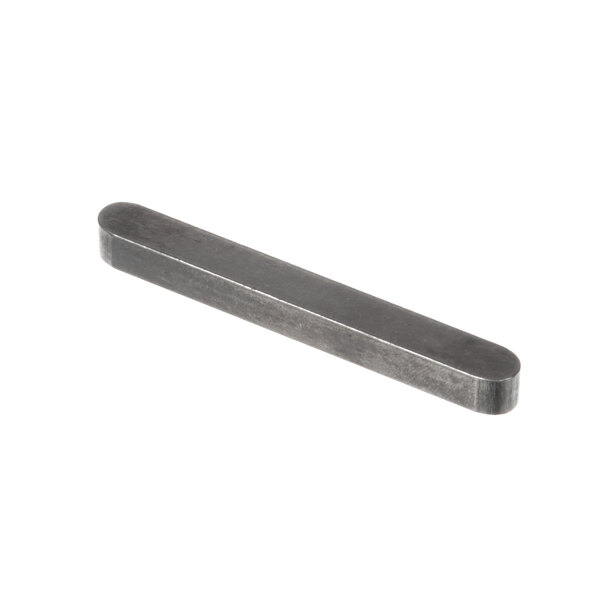 A long metal rectangular bar with a hole in one end.