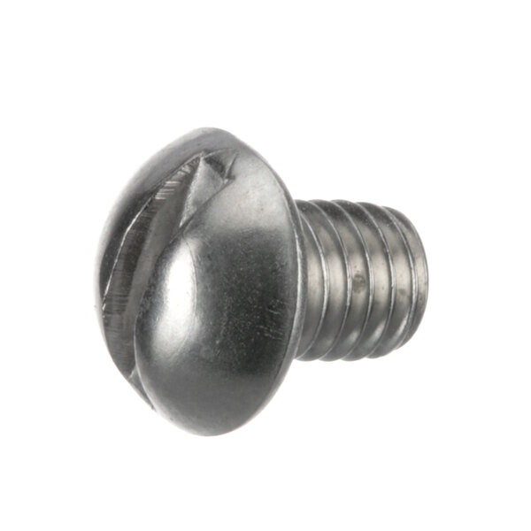 A close-up of an Edlund S358 metal screw.