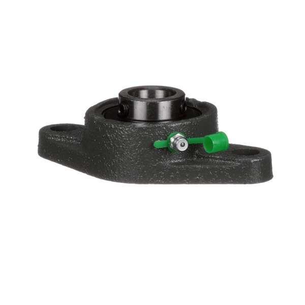 A black metal Cleveland bearing unit with a green handle.