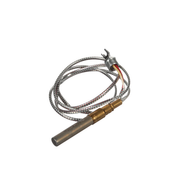 A Legion thermopile, a metal object with a wire attached.