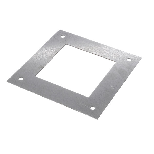A metal square with holes, the Middleby Marshall 42999 Retainer Tef.