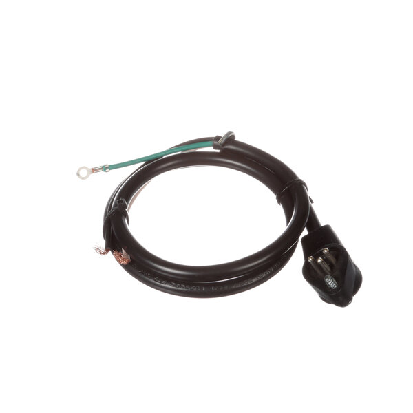 A black Continental Refrigerator power cord with plugs.