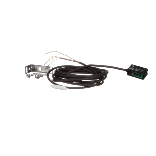 An Avtec EL SEN0304 sensor with black, green, and white cables.