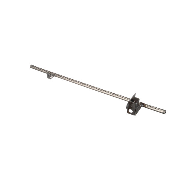A long metal rod with a metal bracket.